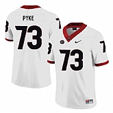Georgia Bulldogs 73 Greg Pyke White Nike College Football Jersey Dzhi,baseball caps,new era cap wholesale,wholesale hats